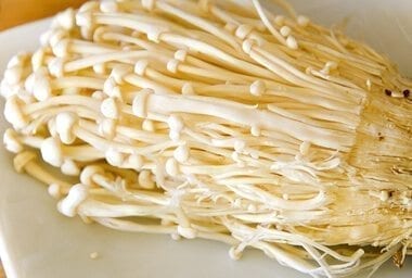 enoki mushrooms