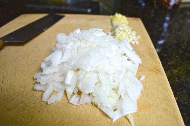 chopped onion