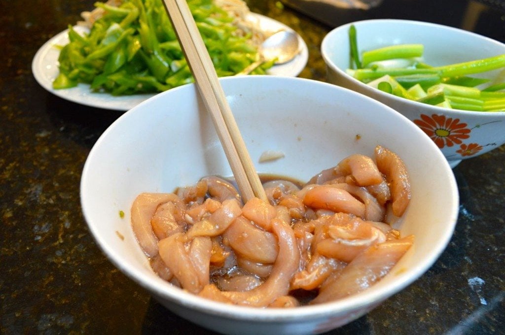 marinated chicken