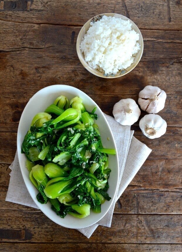 Garlic Baby Bok Choy Stir Fry