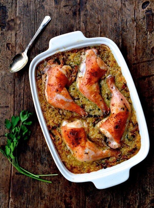 Roast Chicken on Wild Mushroom Sticky Rice "Risotto" by geagle.miooashdv.tk