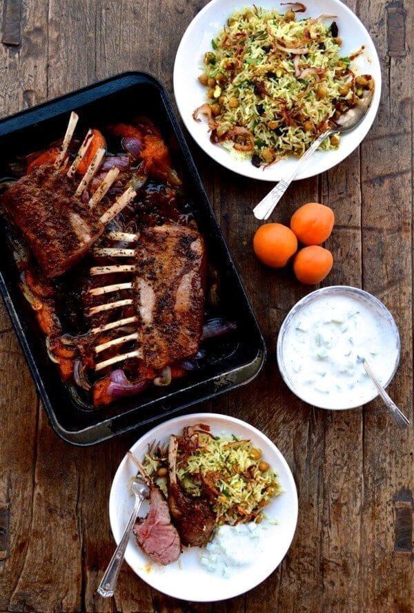 Roasted Rack of Lamb w/ Turkish Spices, Yogurt Sauce, and Rice by geagle.miooashdv.tk