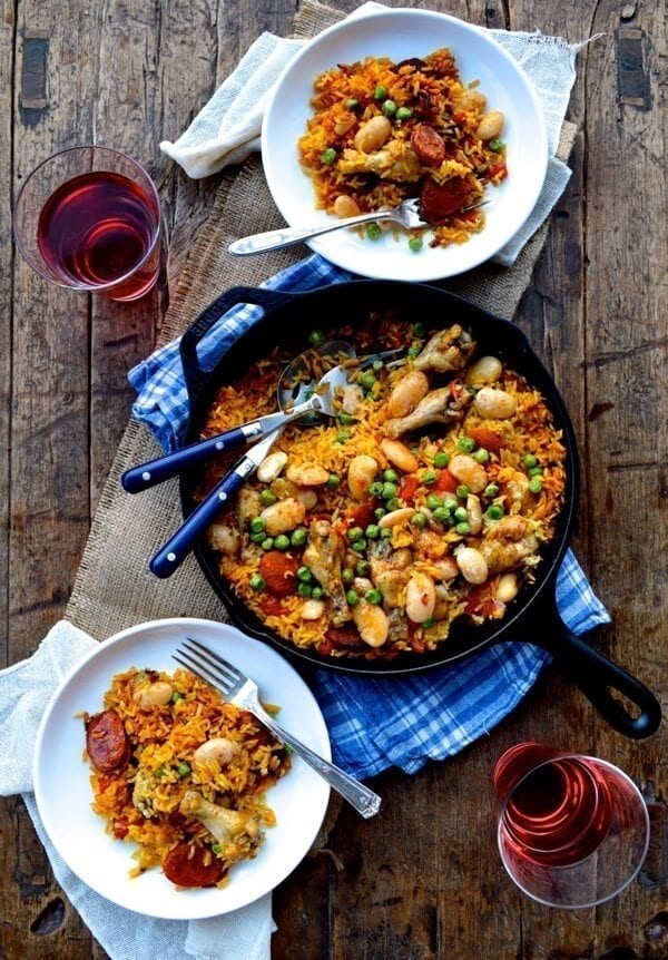 Easy Chicken Chorizo Paella Recipe