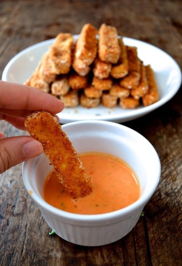 Tofu Fries or Chicken Fingers with Honey Sriracha Mayo by geagle.miooashdv.tk