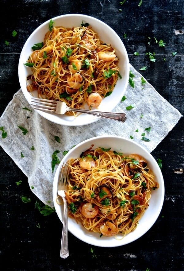 Soy Sauce Butter Pasta with Shrimp and Shiitakes by geagle.miooashdv.tk