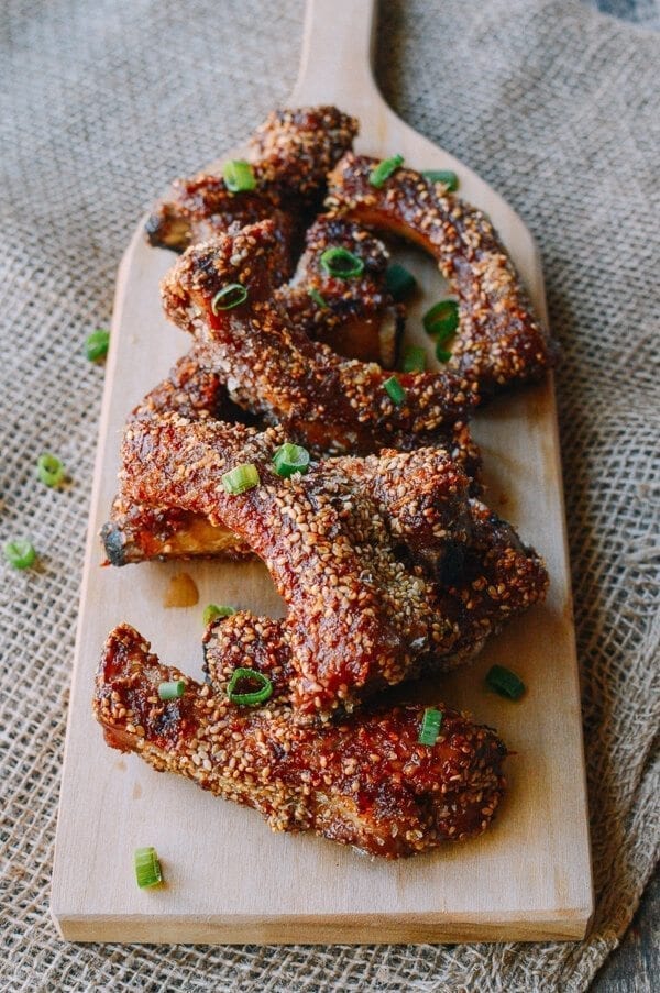 Chinese Ribs w/ a Sesame Crust