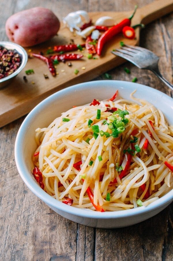 Chinese Vegan Recipes - Sichuan Stir-Fried Potatoes, by geagle.miooashdv.tk