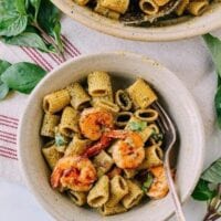 Thai Basil Pesto Pasta with Spicy Shrimp, by geagle.miooashdv.tk