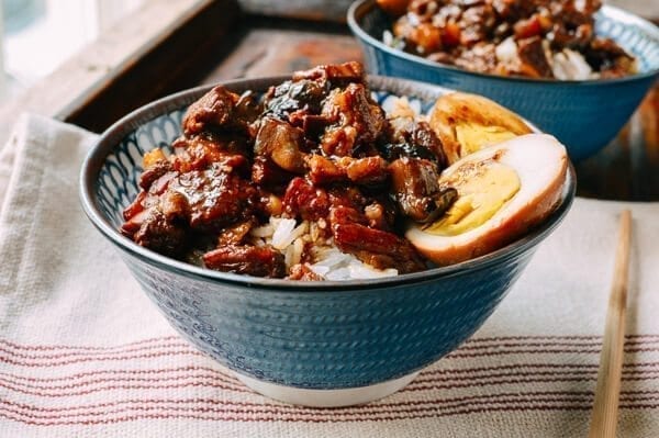 Bowl of Taiwanese braised pork rice