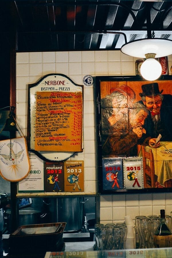 Nerbone menu