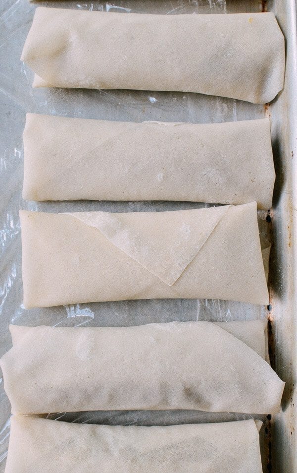Assembled spring rolls on tray, geagle.miooashdv.tk