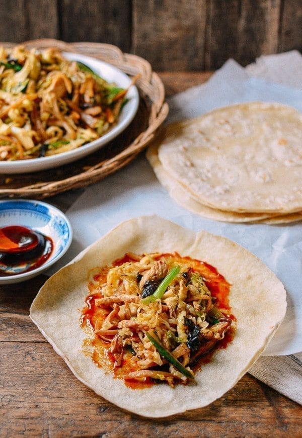 Moo Shu Chicken (with pancakes!)
