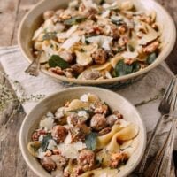 Winter Pasta with Mushrooms, Sausage Meatballs, Walnuts & Crispy Sage, by geagle.miooashdv.tk