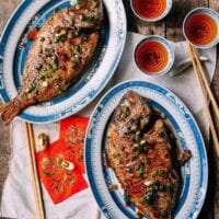 Pan-fried fish