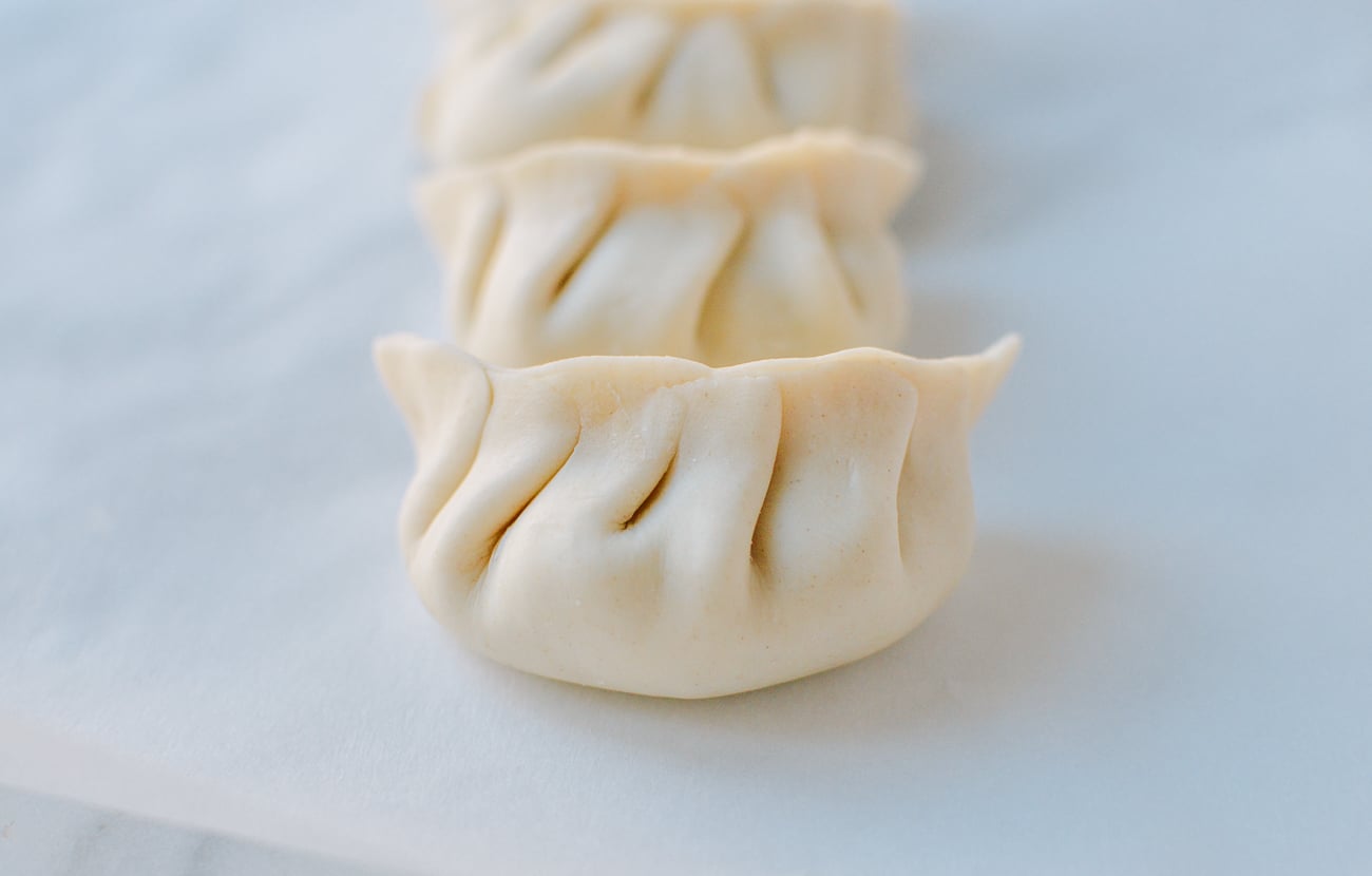 pleated dumplings