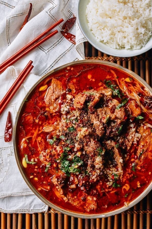 Sichuan Boiled Beef (水煮牛肉 – Shuizhu Niurou)