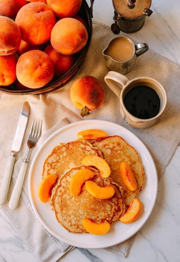 Peach Pancakes with Maple Cream Syrup, by geagle.miooashdv.tk