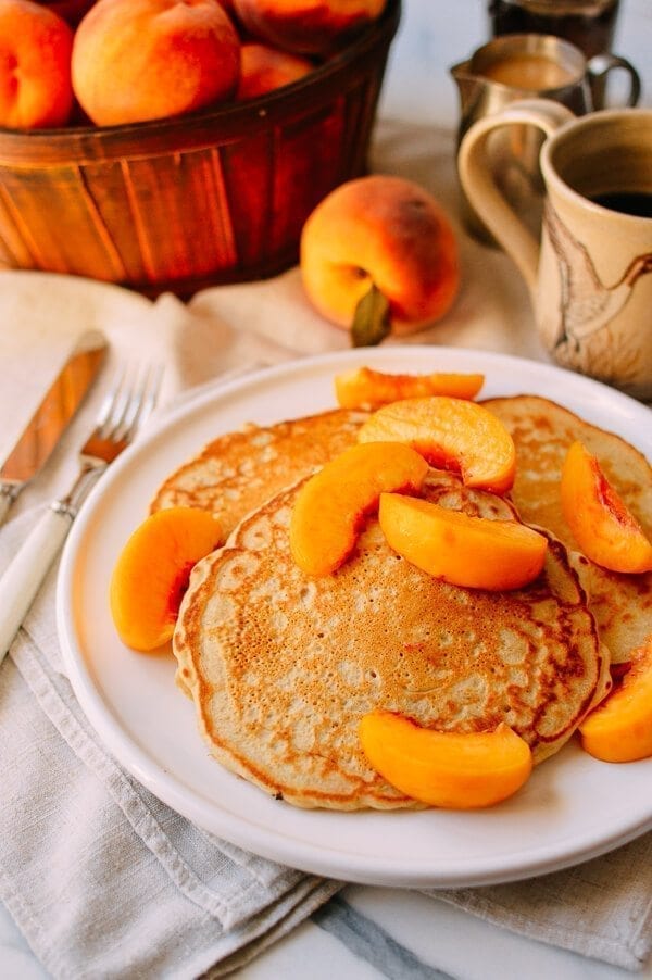 Peach Pancakes with Maple Cream Syrup, by geagle.miooashdv.tk