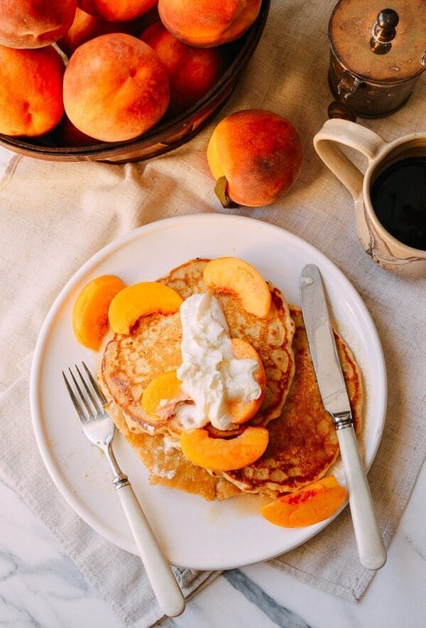 Peach Pancakes with Maple Cream Syrup, by geagle.miooashdv.tk