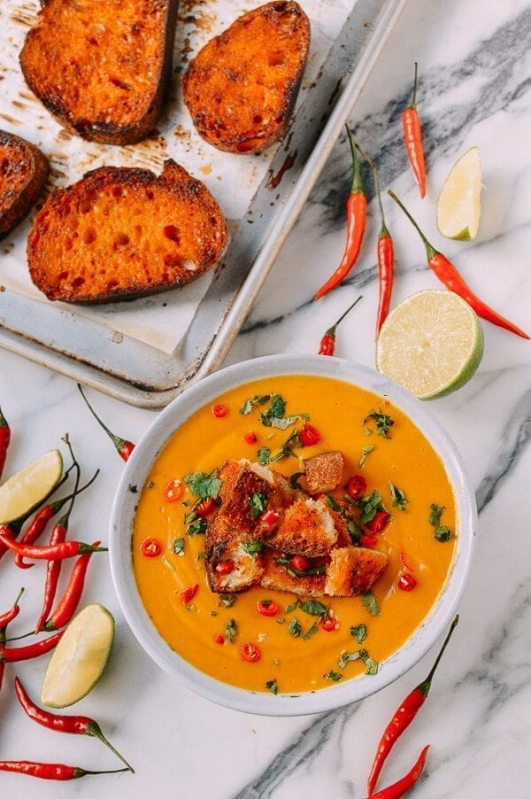Curried Squash Soup with Red Curry Butter Croutons, by geagle.miooashdv.tk