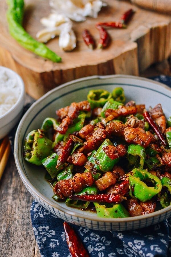 Sichuan Three Pepper Pork Belly Stir-fry, by geagle.miooashdv.tk