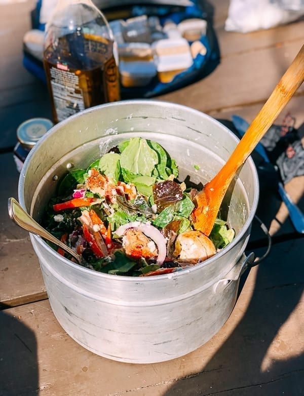 Spring Mix Salad with Goat Cheese and Seared Chicken, camping food, geagle.miooashdv.tk
