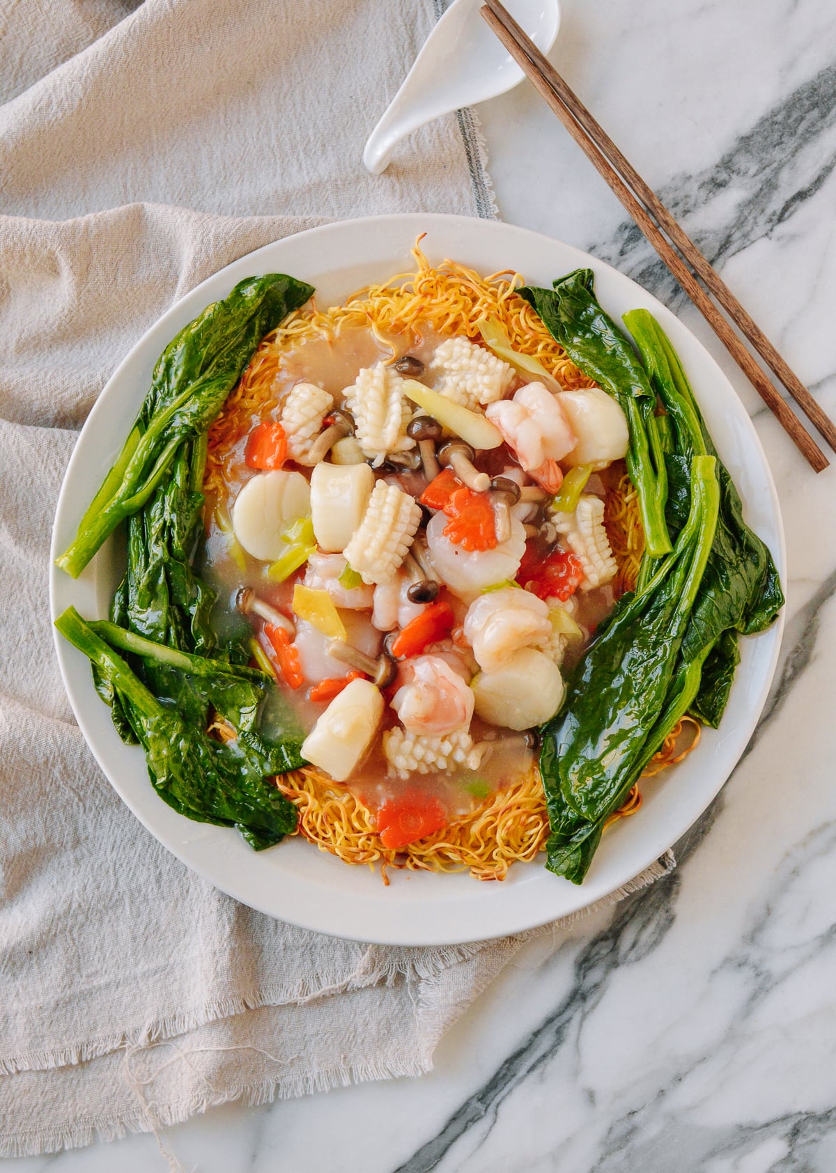 Restaurant-Style Seafood Pan-Fried Noodles, geagle.miooashdv.tk