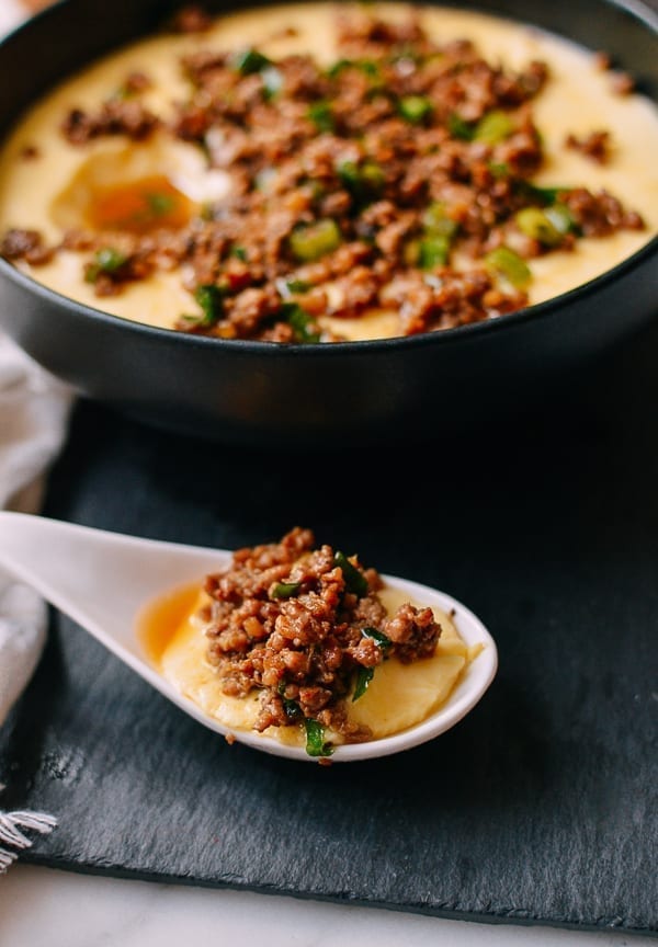 Spoonful of steamed eggs with pork, geagle.miooashdv.tk
