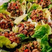 Chicken larb in lettuce cups, geagle.miooashdv.tk