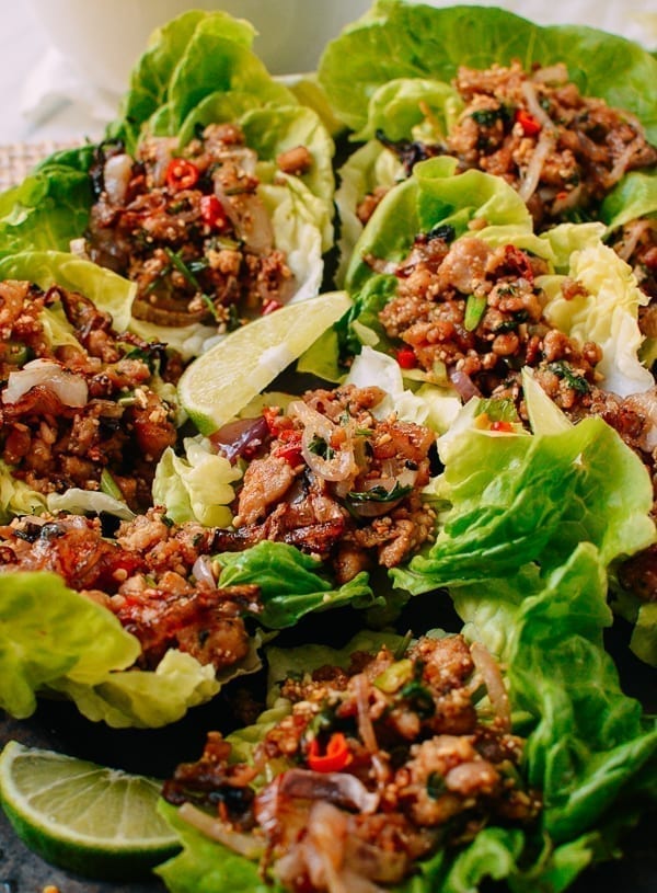 Chicken larb in lettuce cups, geagle.miooashdv.tk