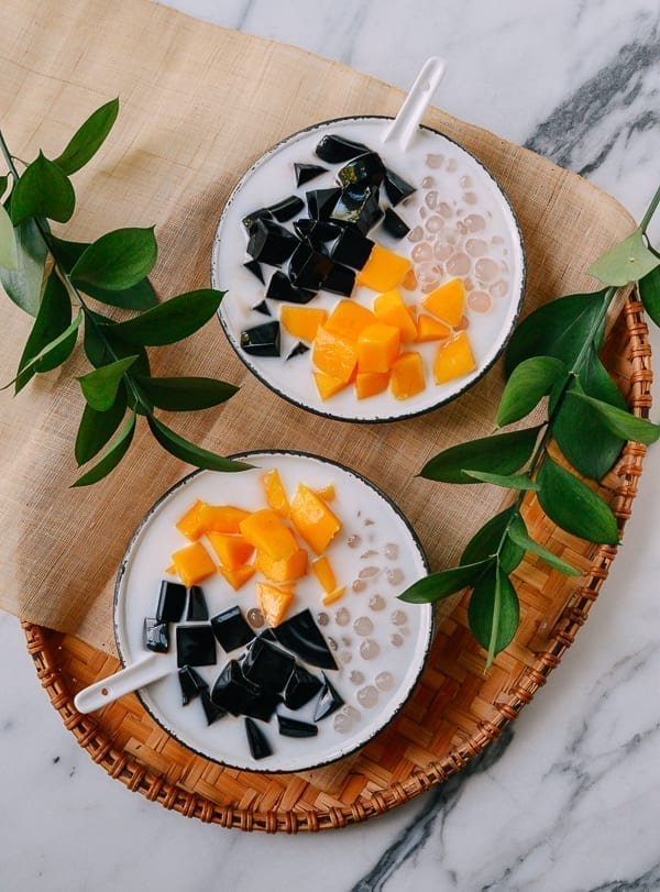 Grass Jelly Dessert with Mango & Tapioca Pearls, geagle.miooashdv.tk