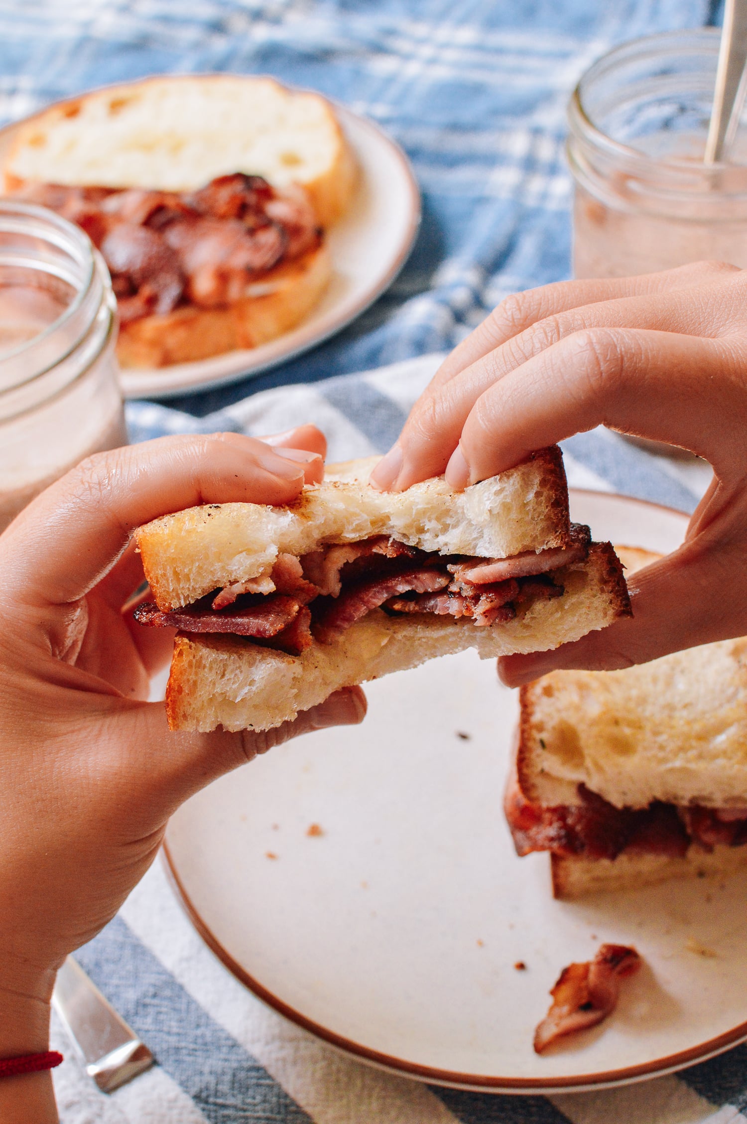 Bite taken out of bacon sandwich, geagle.miooashdv.tk