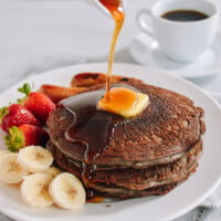 Buckwheat pancakes drizzled with maple syrup and butter, geagle.miooashdv.tk