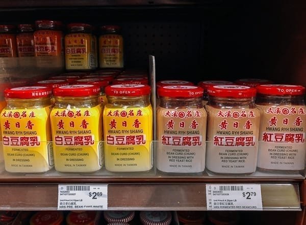 White and red tofu cheese on store shelf, geagle.miooashdv.tk