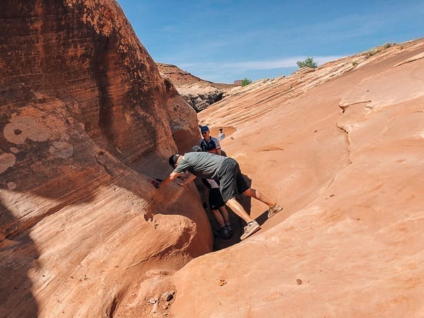 Climbing down Holeman Slot canyon - Moab Utah by geagle.miooashdv.tk
