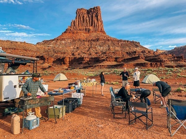 Breakfast scene at Airport Campground on White Rim trail by geagle.miooashdv.tk