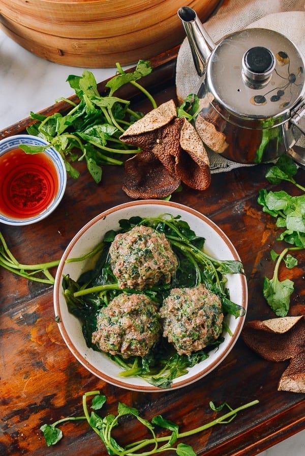 Watercress steamed meatballs, geagle.miooashdv.tk
