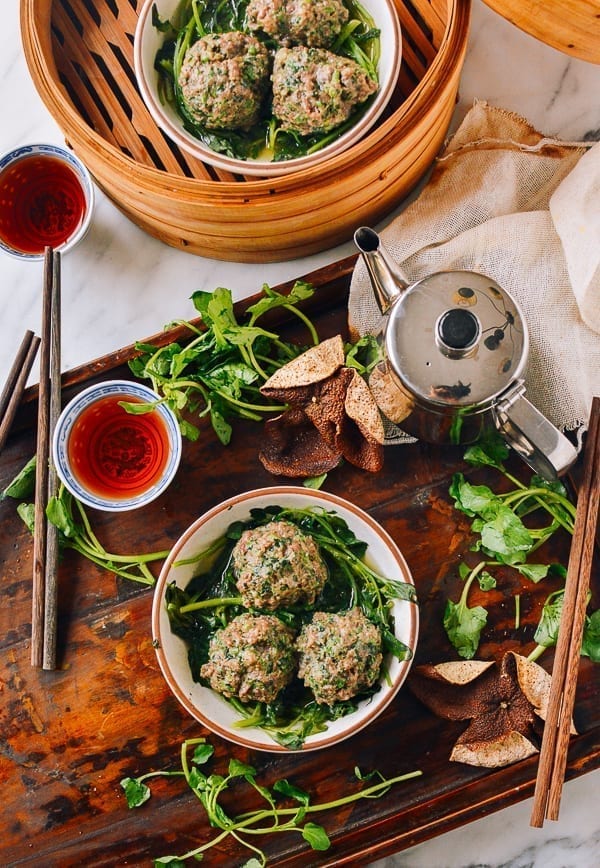 Watercress steamed meatballs, geagle.miooashdv.tk