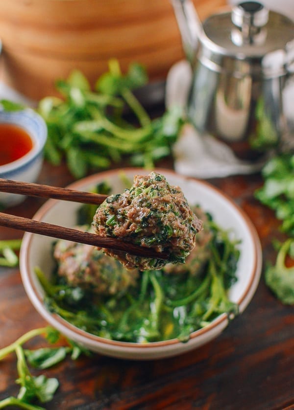 Steamed watercress meatball, geagle.miooashdv.tk