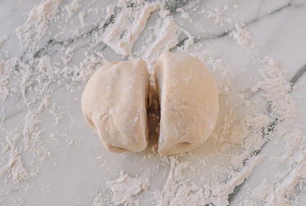 Cutting the dough in half, geagle.miooashdv.tk