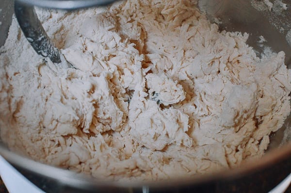 Flour, water, and salt forming very shaggy dough in mixer, geagle.miooashdv.tk
