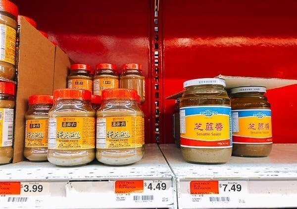 Brands of Chinese sesame paste on store shelf, geagle.miooashdv.tk