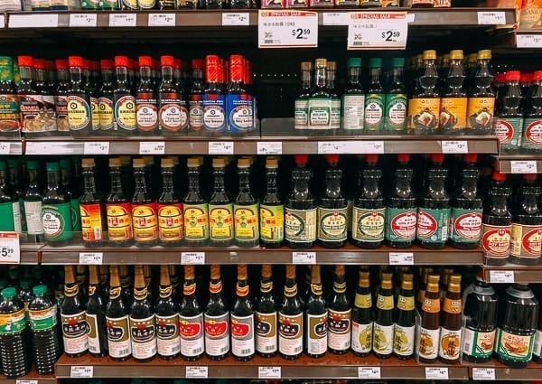 Soy Sauce Shelf in Asian grocery store, geagle.miooashdv.tk