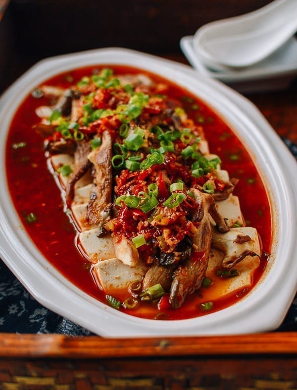 Spicy Hunan Steamed Tofu with Mushrooms and Salted Chilies, geagle.miooashdv.tk