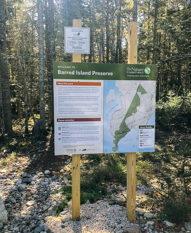 Barred Island Preserve Sign, geagle.miooashdv.tk