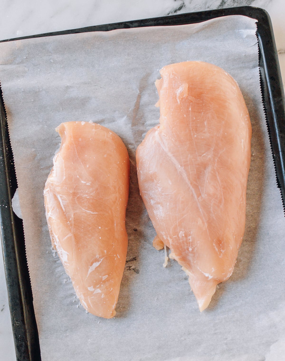 Partially frozen chicken breasts, geagle.miooashdv.tk