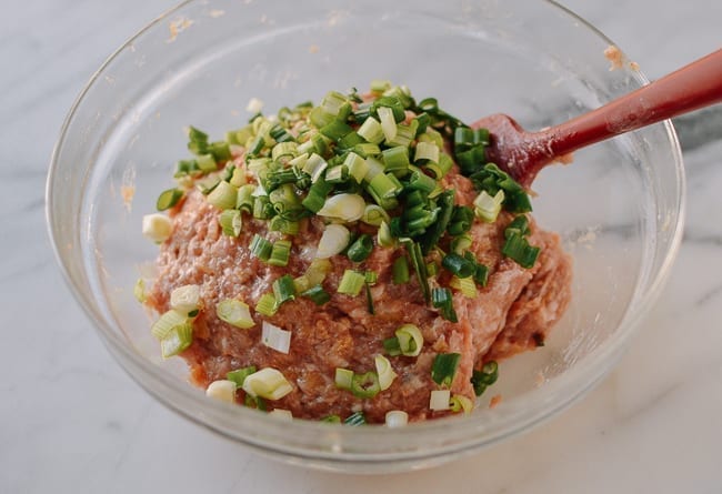 Stirring scallions into meat mixture, geagle.miooashdv.tk