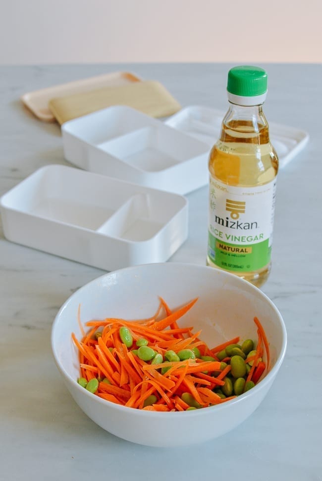 Marinated carrots and edamame with rice vinegar and sesame oil, geagle.miooashdv.tk