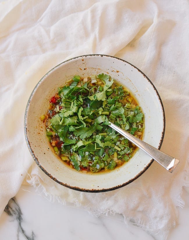 Stirring scallions and cilantro into sauce, geagle.miooashdv.tk