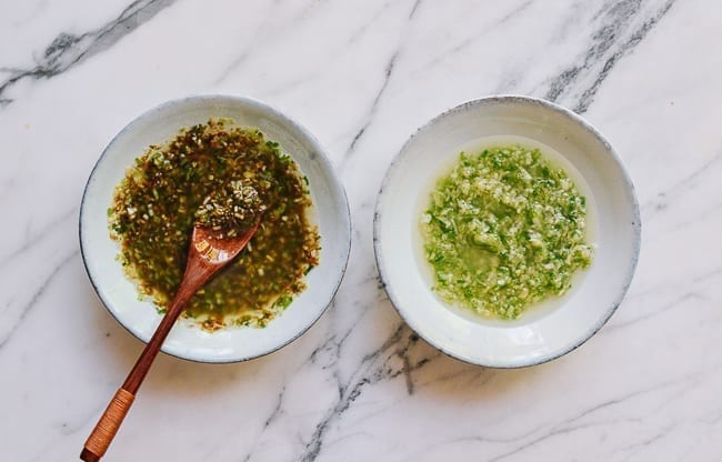 Ginger scallion oil with and without soy sauce, geagle.miooashdv.tk